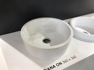 Изображение товара Раковина накладная Kerrock Oriana-ON 40x40x15 см белая современная дизайнерская