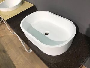 Изображение товара Раковина Kerrock Olivia-ON 60 x 40 x 15 см накладная, цвет белый