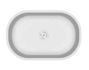 Изображение товара Раковина Kerrock Olivia-UN 60 x 40 x 15 см врезная, цвет белый