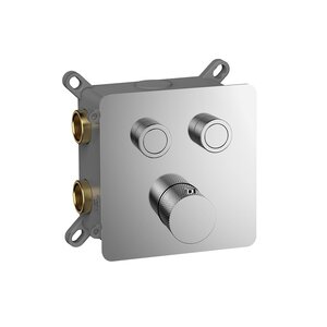 Изображение товара Смеситель для ванны и душа Aquame AQM8811CR термостатический с внутренней частью хром