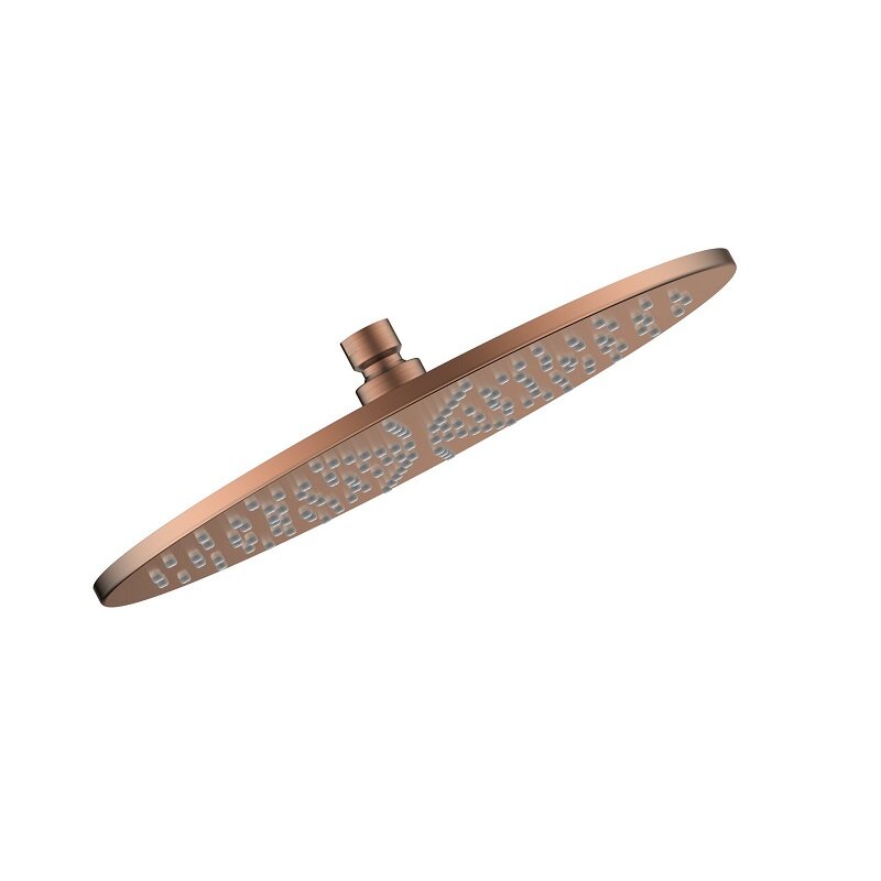 Изображение товара Верхний душ Aquame AQM8609BC медь шлифованная диаметр 30 см монтаж потолочный