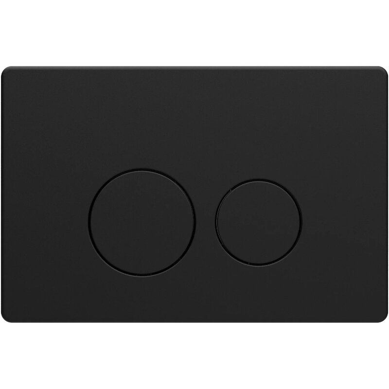 Изображение товара Клавиша Oliveeka OL-R22-MB механическая черный матовый для унитаза