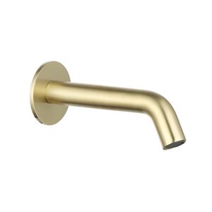 Изображение товара Излив для ванны Aquame AQM8302BG, матовое золото, 18 см, Италия