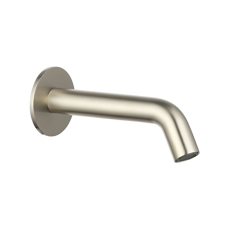 Изображение товара Излив для ванны Aquame AQM8302BN никель шлифованный 18 см монтаж на стену