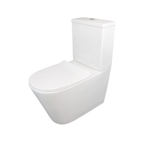 Изображение товара Напольный унитаз Creo Ceramique Creo CR1002R, с бачком CR1003 и сиденьем CR1001T