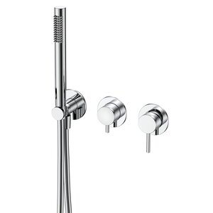 Изображение товара Смеситель для ванны душа Aquame Siena AQM8805CR, с внутренней частью, на 3 потребителя, цвет хром