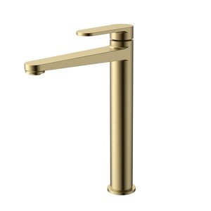 Изображение товара Смеситель для раковины Aquame Novara AQM6914BG шлифованное золото