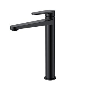 Изображение товара Смеситель для раковины Aquame Novara AQM6914MB черный матовый высокий