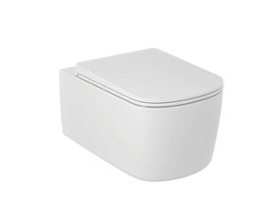 Изображение товара Унитаз подвесной Kludi Resa S 27WCW0153, безободковый, смыв торнадо, белый матовый