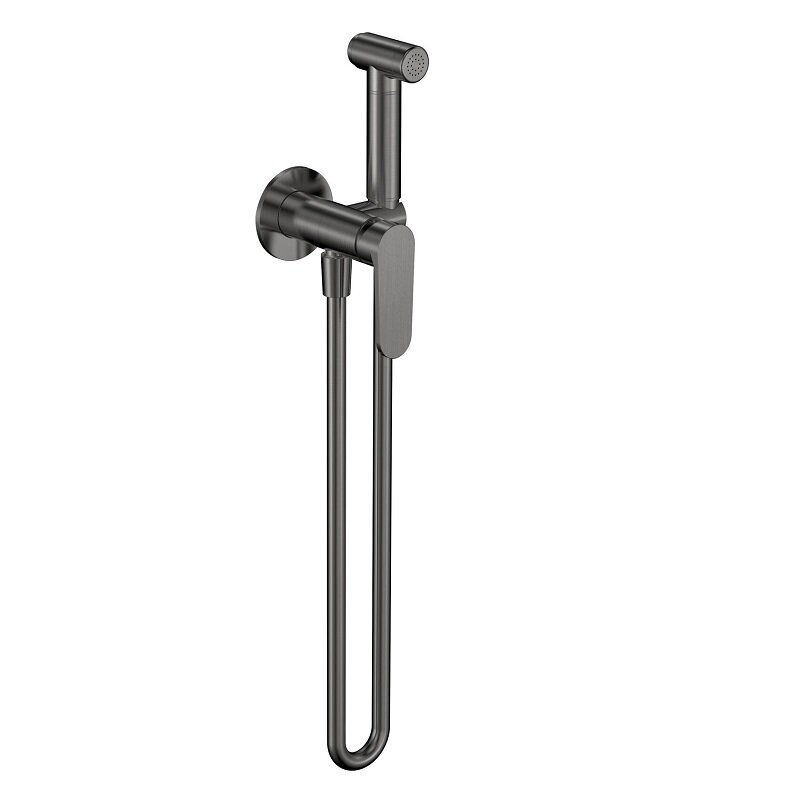 Изображение товара Гигиенический душ Aquame Novara AQM6917GM, со смесителем, цвет металл