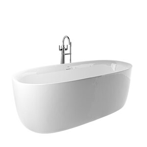 Изображение товара Акриловая ванна Kludi Elin 52BF0143, 180x80 см, белая, отдельно стоящая