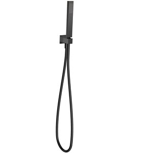 Изображение товара Душевой гарнитур Aquame Savona AQM8712MB, лейка 1 режим, цвет черный матовый