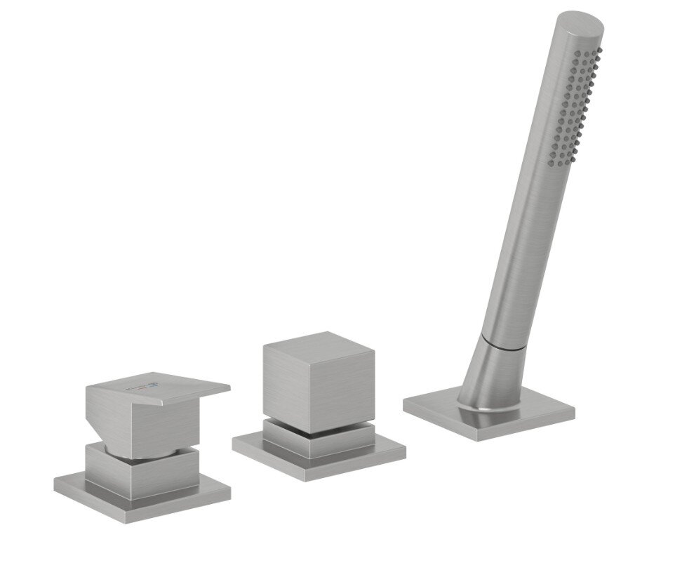 Изображение товара Смеситель Kludi Decus 54447N575 с душевым гарнитуром на борт ванны