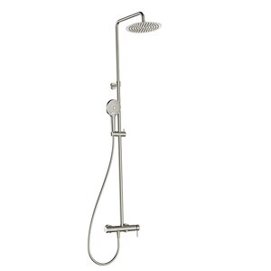Изображение товара Душевая система Aquame AQM8011BN с верхним и ручным душем никель брашированный