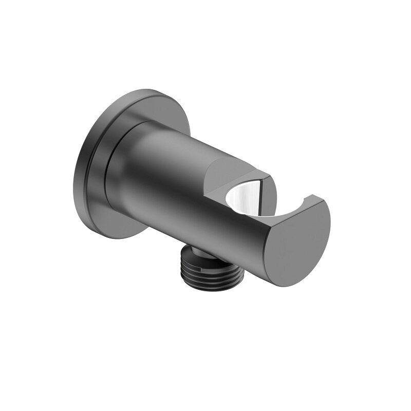 Изображение товара Шланговое подсоединение с держателем Aquame Siena AQM8714GM, цвет металл Изображение товара Шланговое подсоединение с держателем Aquame Siena AQM8714GM, цвет металл