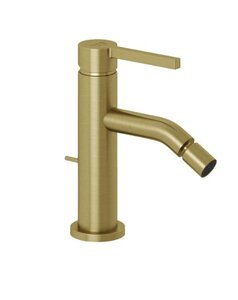 Изображение товара Смеситель Kludi Nova Fonte Pura 20216N015, для биде, с донным клапаном, золото брашированное