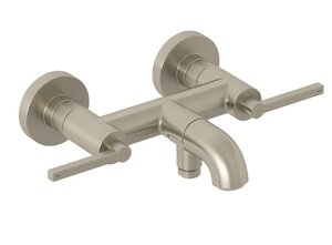 Изображение товара Смеситель для ванны и душа Kludi Nova Fonte Puristic 20540N515 никель брашированный