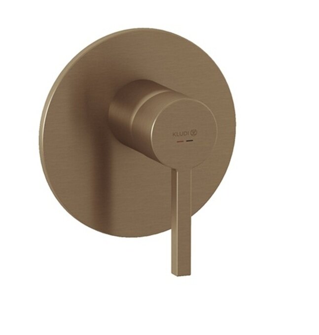 Изображение товара Смеситель для душа Kludi Nova Fonte Puristic 20755N115 бронза брашированная