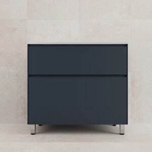 Изображение товара Тумба под раковину Style Line Лима ЛС-00002461, 90 см, напольная, цвет графит