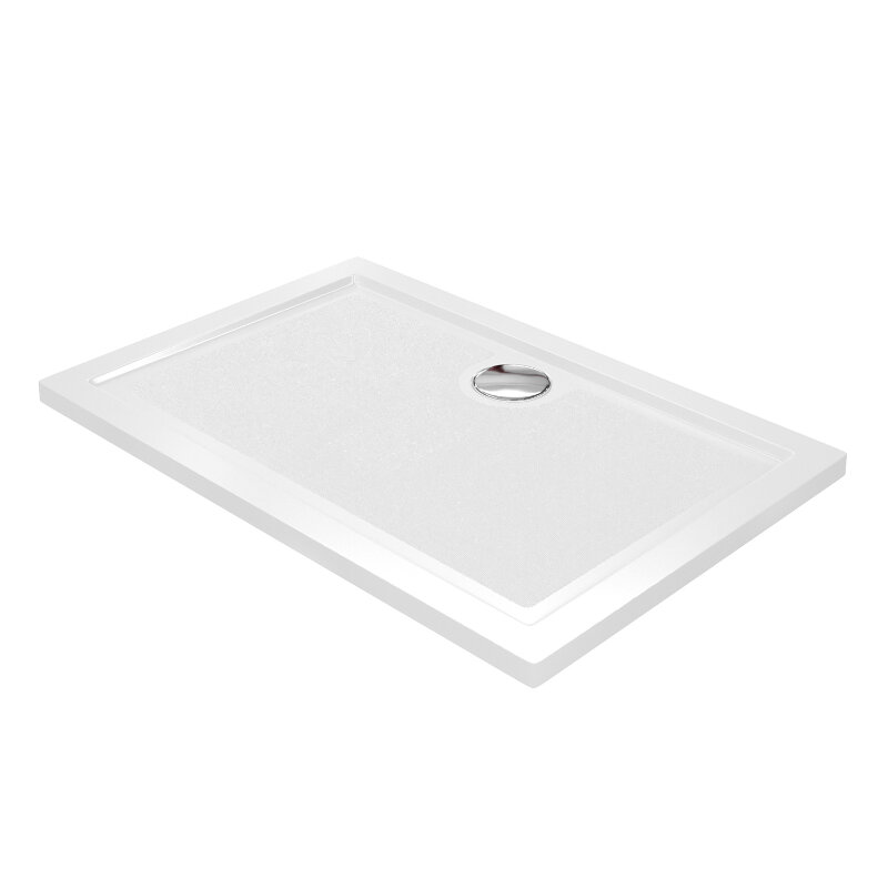 Изображение товара Душевой поддон WasserKRAFT Salm 27T06 120х80 см низкий прямоугольный белый пластик