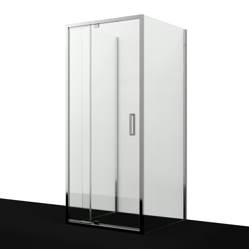 Изображение товара Душевой уголок WasserKRAFT Berkel 48P43 90x90 см стекло прозрачное профиль серебристый