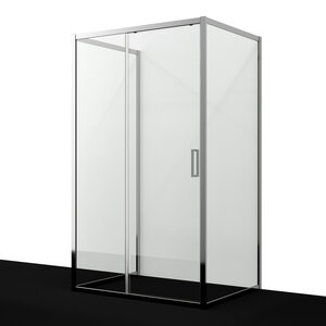 Изображение товара Душевой уголок WasserKRAFT Main 41S21, 120 х 90 см, стекло прозрачное, профиль серебристый