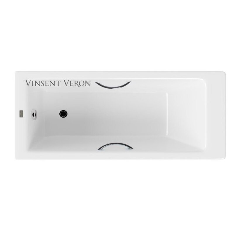 Изображение товара Чугунная ванна Vinsent Veron Tampa 170x70 см с ручками