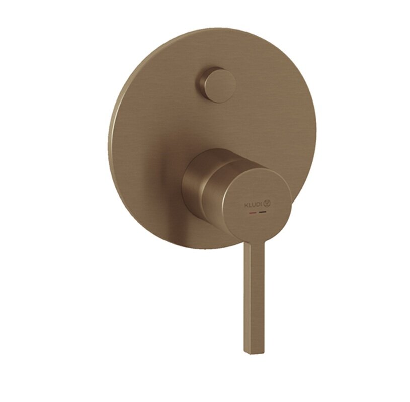 Изображение товара Смеситель встроенный для ванны и душа Kludi Nova Fonte Puristic 20759N115 бронза