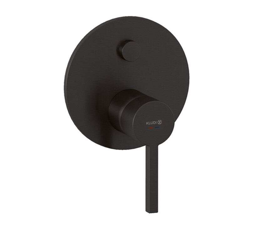 Изображение товара Смеситель Kludi Nova Fonte Puristic 20759N215 для ванны и душа оружейная сталь