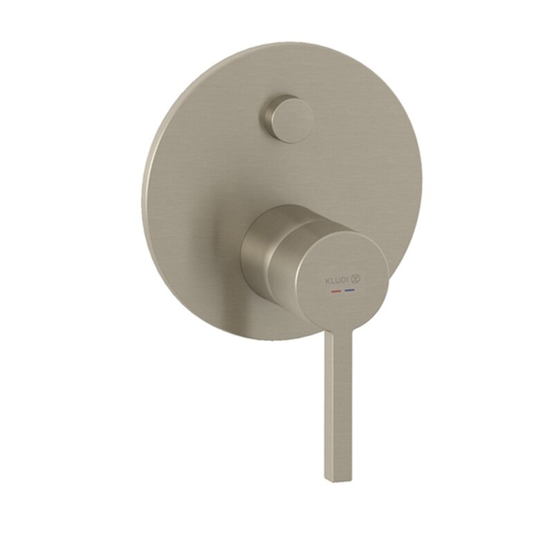 Изображение товара Смеситель для ванны и душа Kludi Nova Fonte Puristic никель брашированный