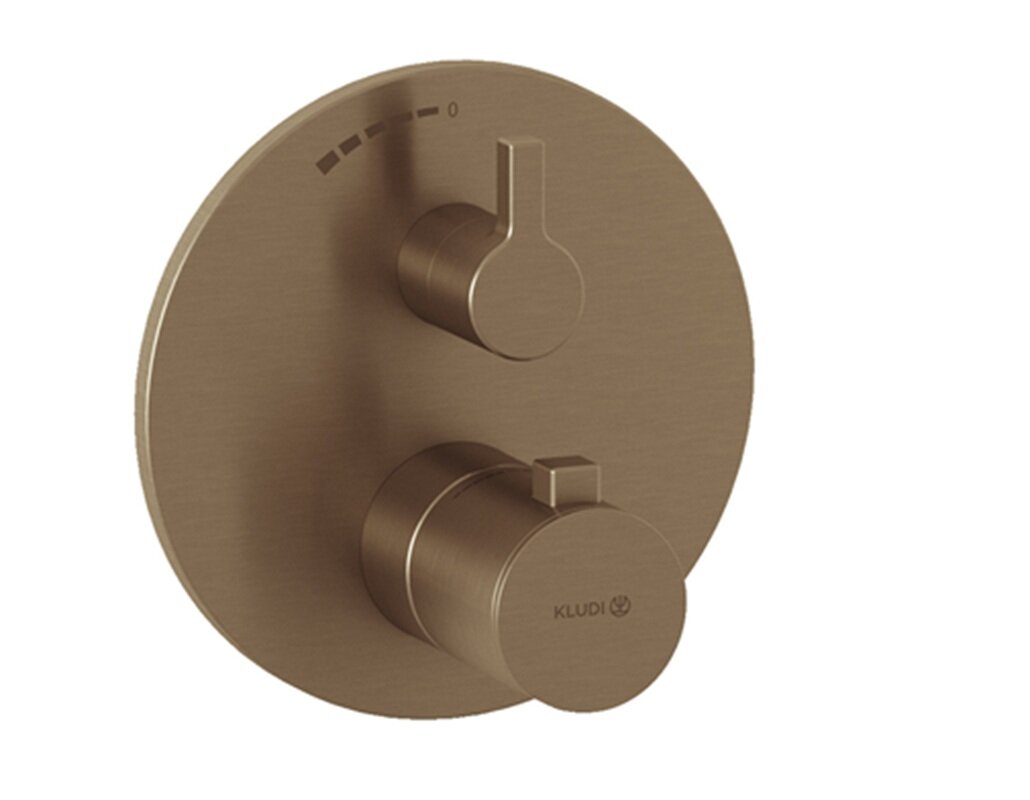 Изображение товара Смеситель Kludi Nova Fonte Puristic 20885N115 для душа термостатический бронза