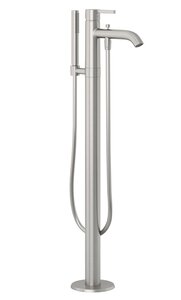 Изображение товара Смеситель Kludi Nova Fonte 38590N515, напольный, никель брашированный для ванны и душа