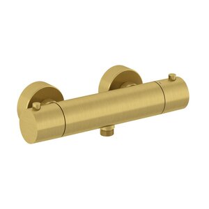 Изображение товара Смеситель Kludi Objekta Therm E 35200N038, для душа, термостатический, золото брашированное