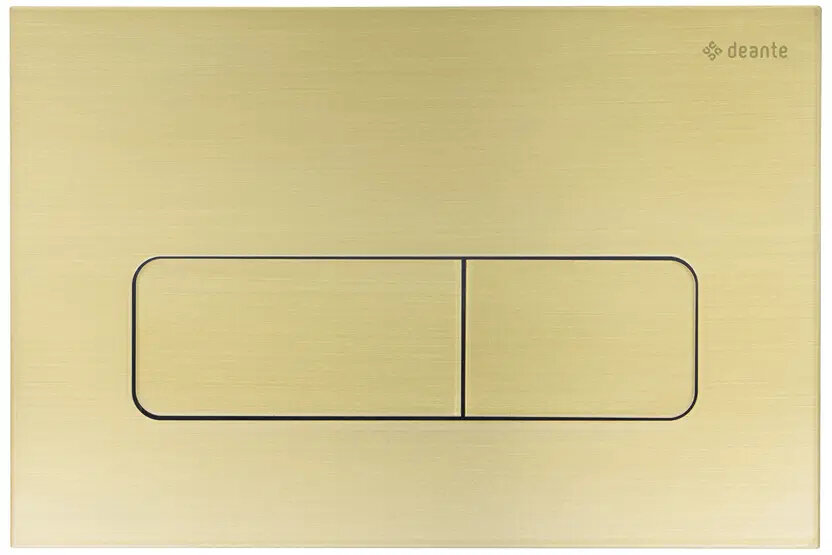 Изображение товара Клавиша смыва Deante Slim CST_R51P механическая, брашированное золото