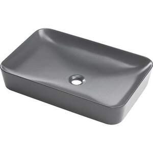 Изображение товара Раковина Deante Tess CDS_DU6S, 60 см, накладная, керамика, цвет антрацит