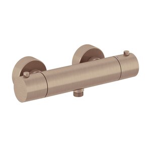 Изображение товара Смеситель Kludi Objekta Therm E 35200N138, для душа, термостатический, бронза брашированная