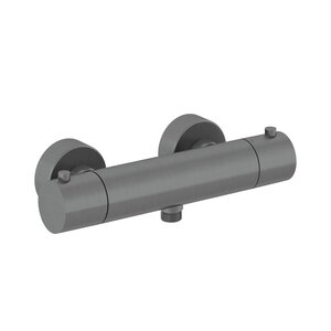 Изображение товара Смеситель Kludi Objekta Therm E 35200N238, для душа, термостатический, оружейная сталь