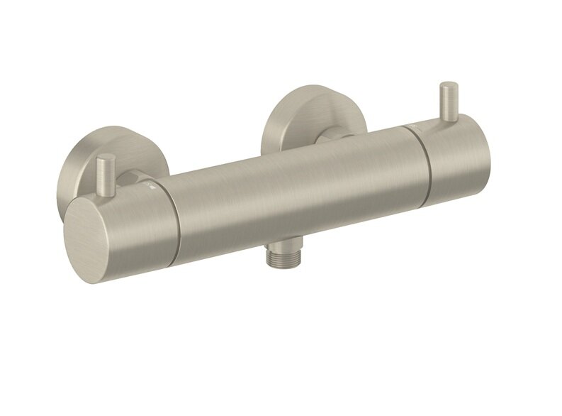 Изображение товара Смеситель для душа Kludi Bozz 35203N538 с термостатом никель брашированный Германия