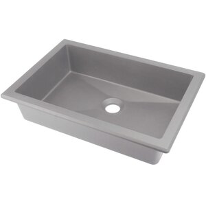 Изображение товара Раковина Deante Correo CQR_SU5U, 50 см, искусственный камень, цвет серый металлик