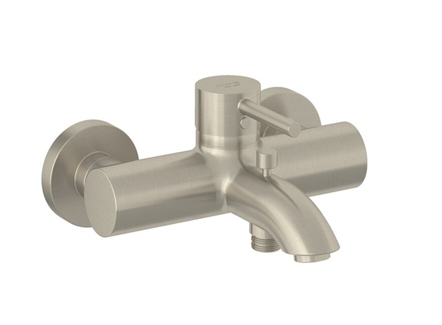 Изображение товара Смеситель для ванны и душа Kludi Bozz 38691N576 никель брашированный