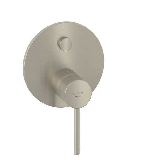 Изображение товара Смеситель для ванны и душа Kludi Bozz 38759N576 никель брашированный Германия