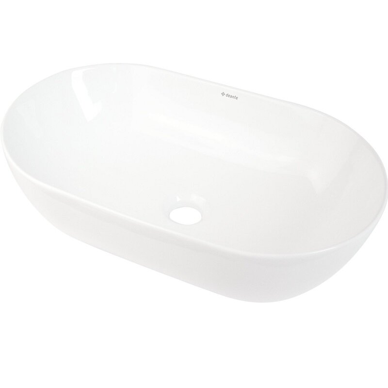 Изображение товара Раковина Deante Peonia CDE_6U5S, 50 см, накладная, керамика, цвет белый Изображение товара Раковина Deante Peonia CDE_6U5S, 50 см, накладная, керамика, цвет белый