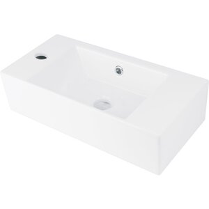 Изображение товара Раковина Deante Hiacynt CDY_6U2L/CDY_6U2R, 50 см, левая/правая, керамика, цвет белый