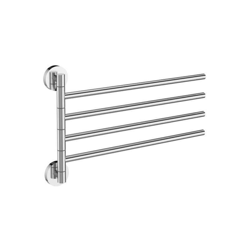 Изображение товара Полотенцедержатель из нержавеющей стали Киркенес S45361CR 4 перекладины хромированный дизайн