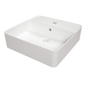 Изображение товара Раковина Deante Square CGS_6U4B, 42 см, накладная, керамика, цвет белый