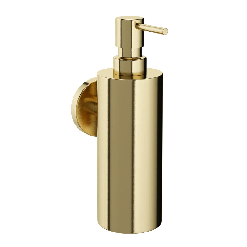 Изображение товара Дозатор жидкого мыла Киркенес 250 мл нержавеющая сталь золото матовое