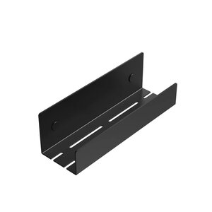 Изображение товара Полка Stworki Стокгольм S36375BK, 1 ярус, цвет черный матовый