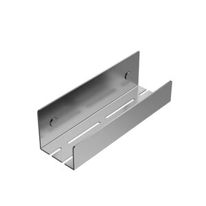 Изображение товара Полка Stworki Стокгольм S36375GB нержавеющая сталь 1 ярус стиль gunmetal