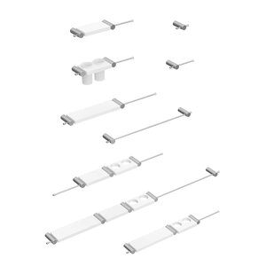 Изображение товара Набор аксессуаров Stworki Стокгольм S36388CRW, цвет хром/белый