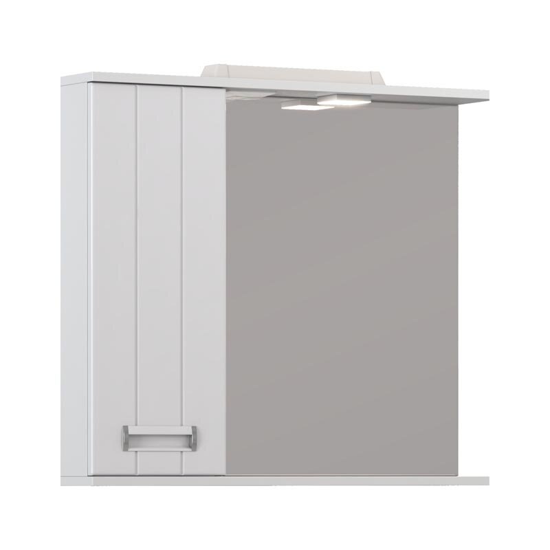 Изображение товара Зеркальный шкаф Vigo Diana 800 с подсветкой и розеткой, левый, белый